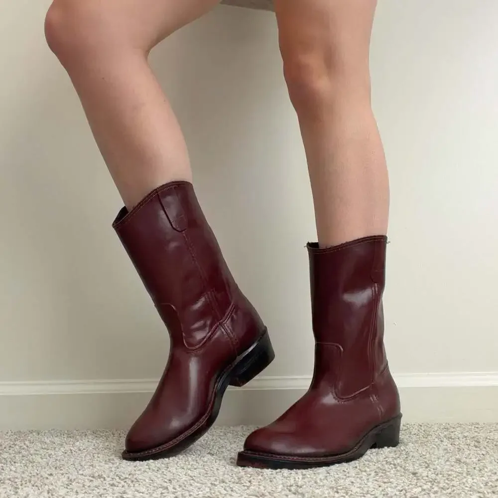 LaCrosse Vintage Burgundy Boots
